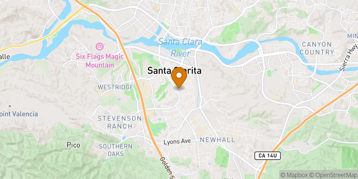  neighborhood map in Valencia, CA